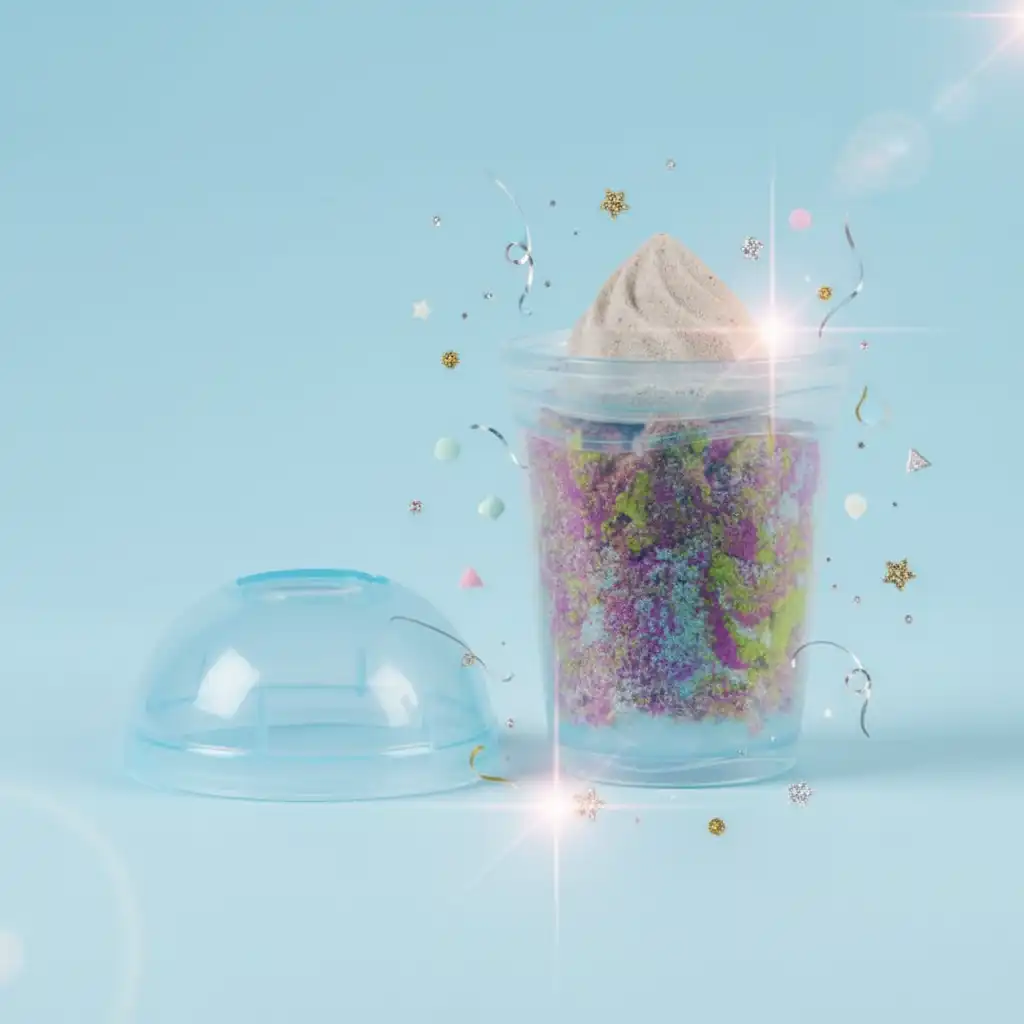Unleash your imagination and mix the most colorful sand cocktails.
