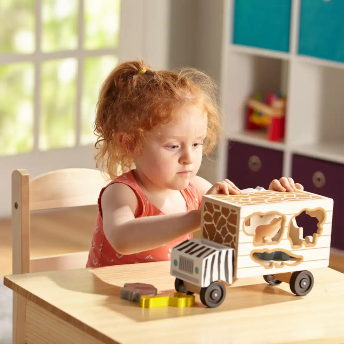 Safe fun with natural materials for little children.