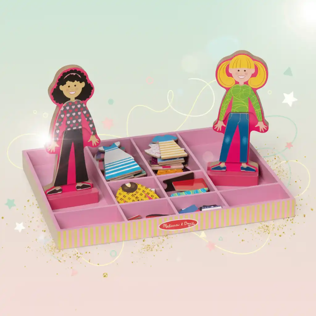 Step into a world of fashion and imagination with Abby and Emma.