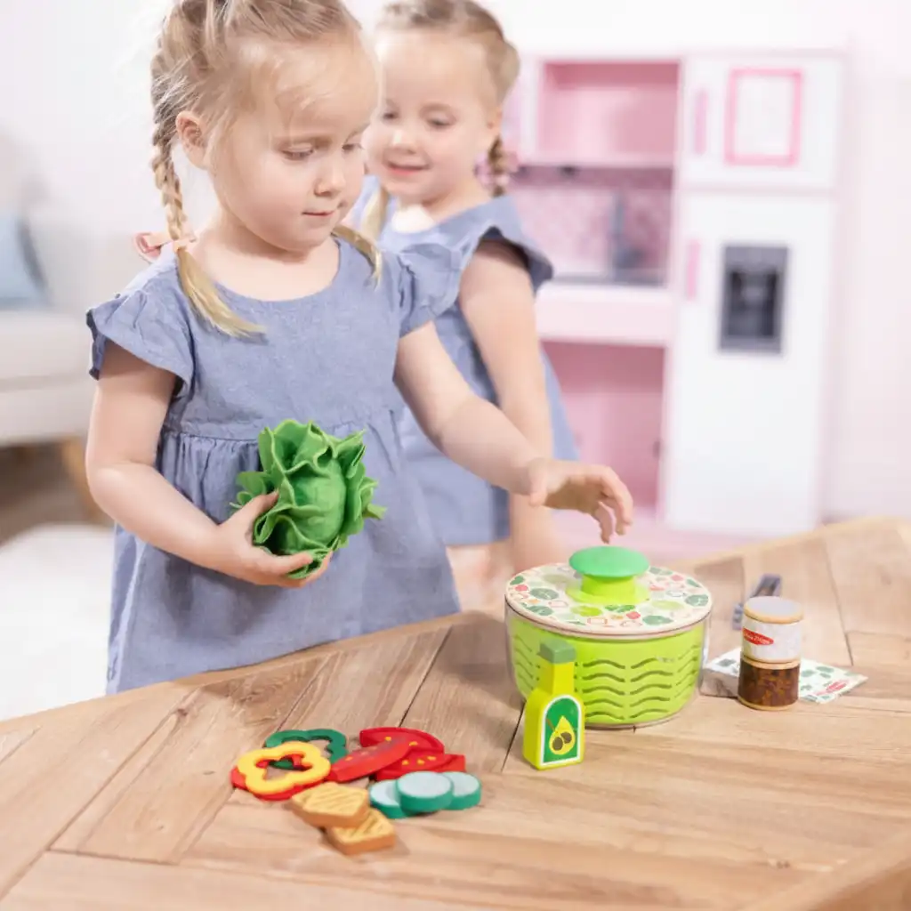 Creative screen-free play developing children's imagination.