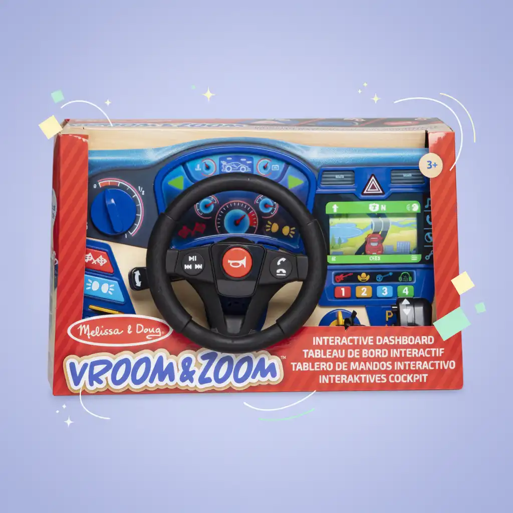Enjoy endless adventures on the road with the interactive steering wheel.