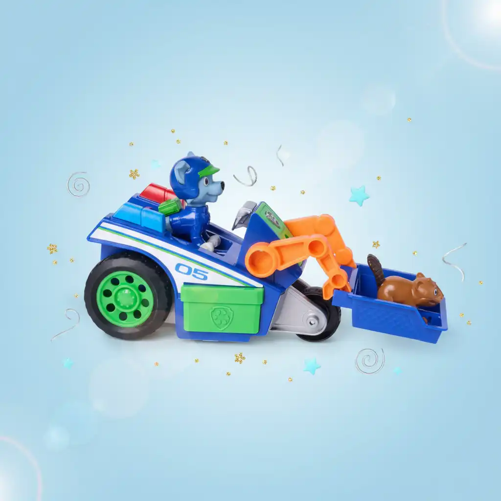 A durable and safe toy ready for daily rescue actions.