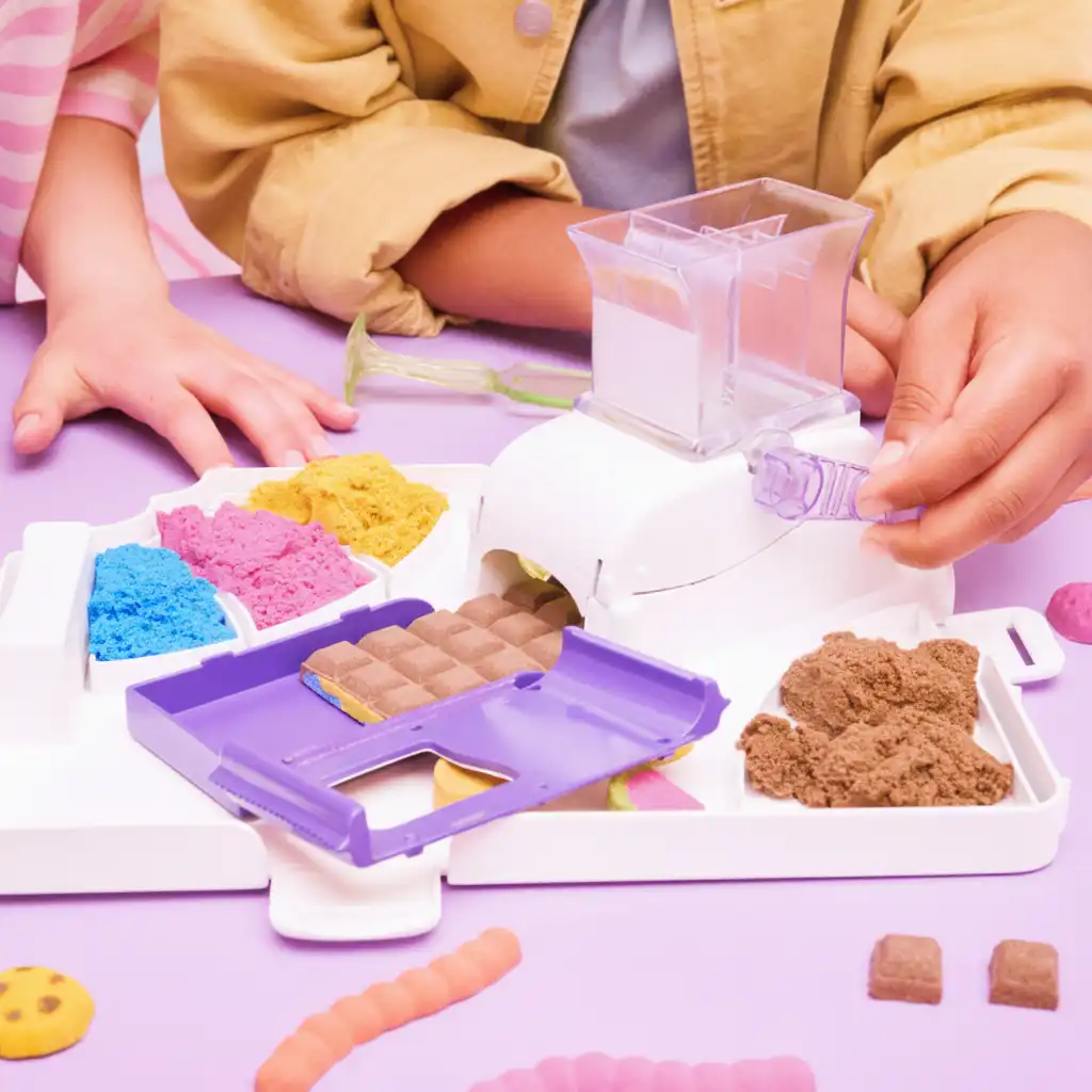 Discover the fascinating texture of sand that flows through your fingers.