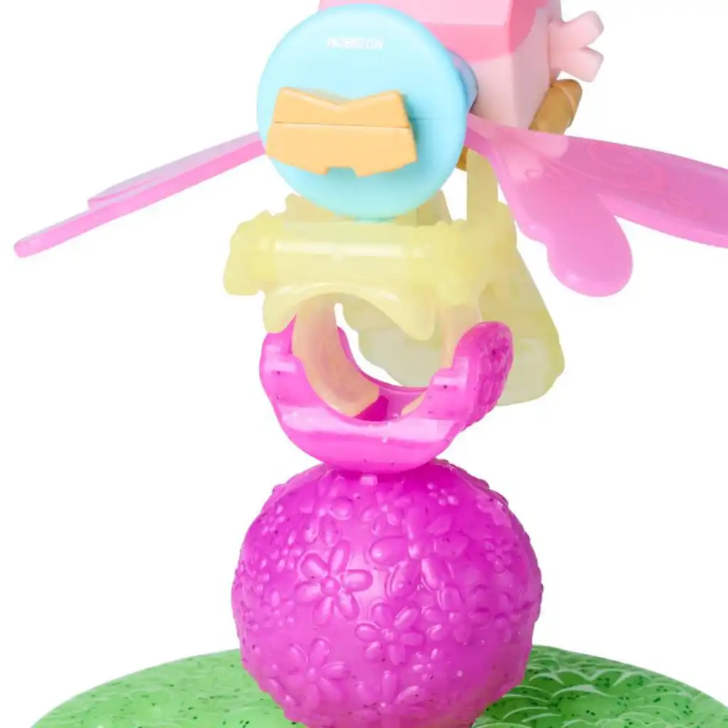 Precise details of the Baby Box figure on a stylish dandelion stand.