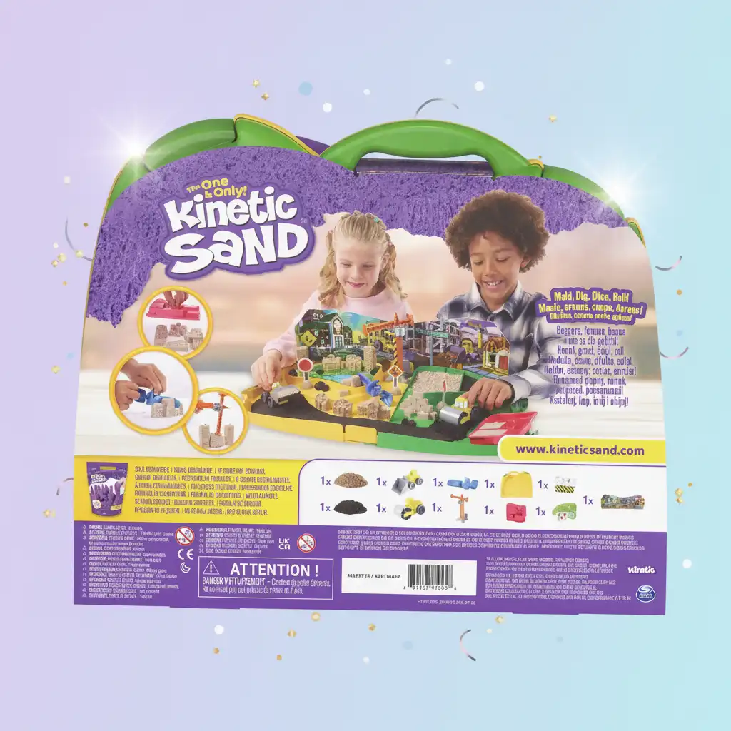 Sand that never dries out and is always ready for action.