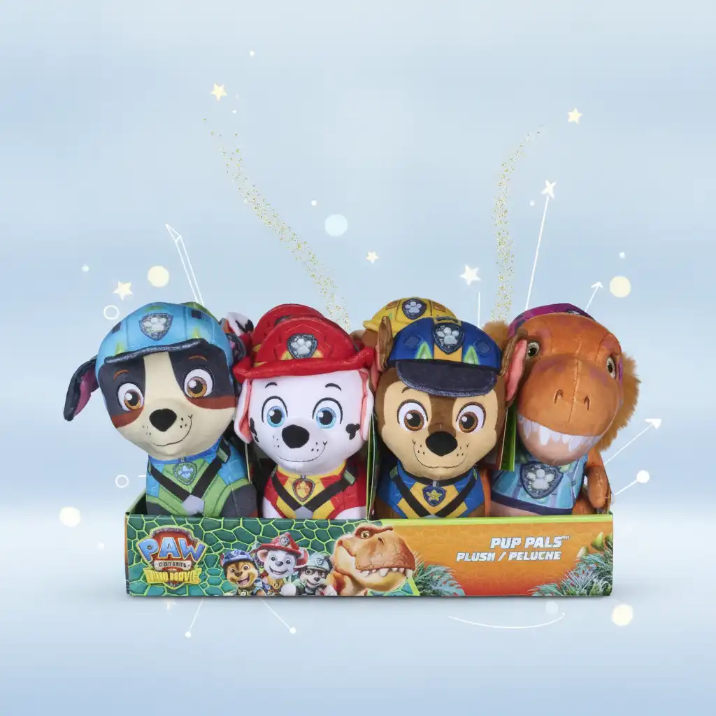 Supporting Children's imagination through play with a favorite movie character.
