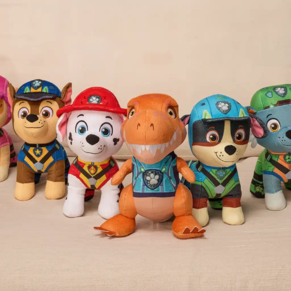 High-quality plush design with detailed movie uniform and embroidery.