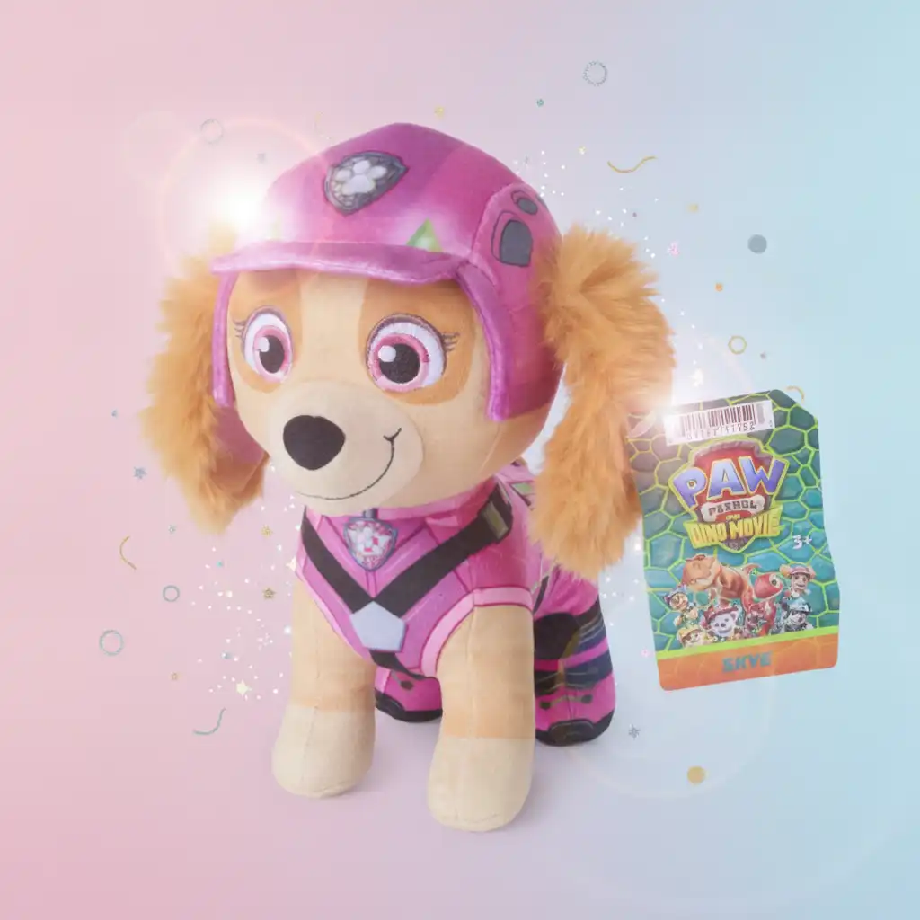 Experience an exciting dinosaur rescue with the brave Skye.