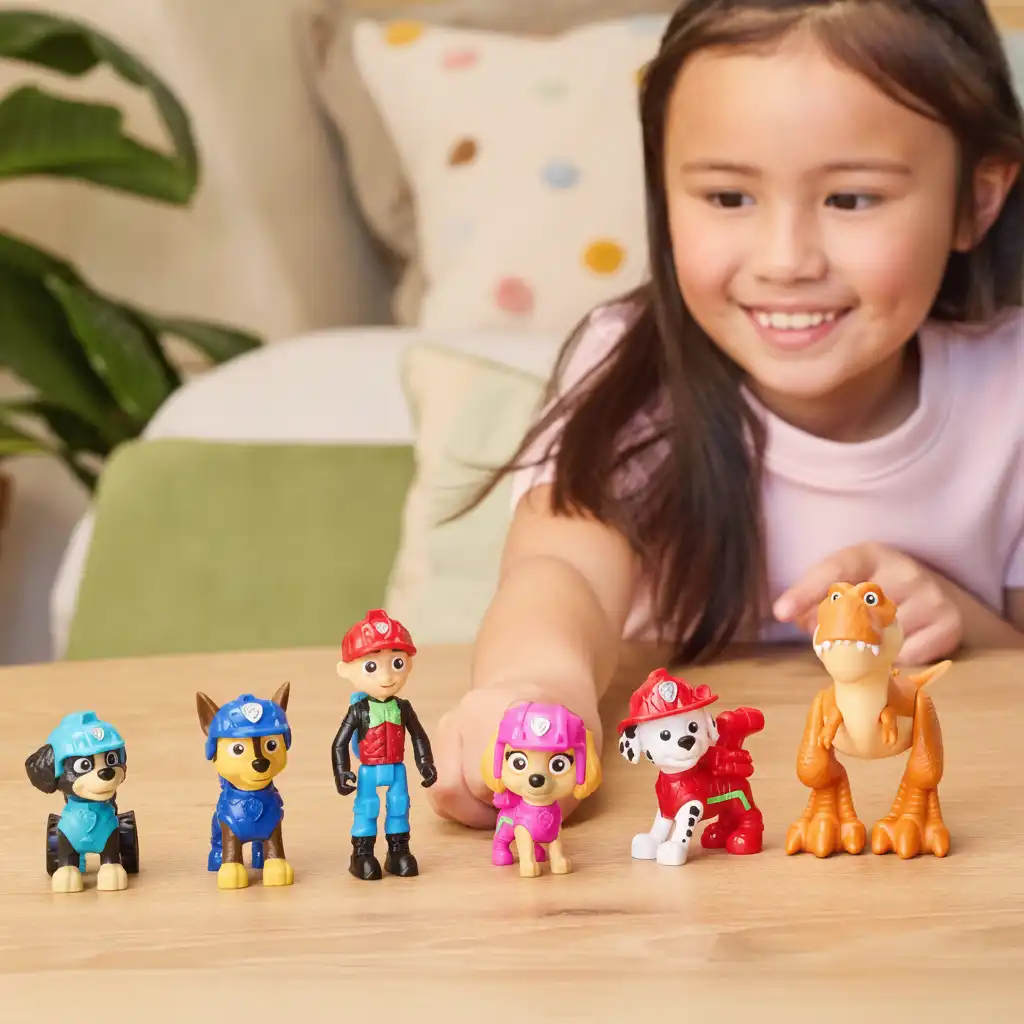 Interactive figures with movable heads and limbs.
