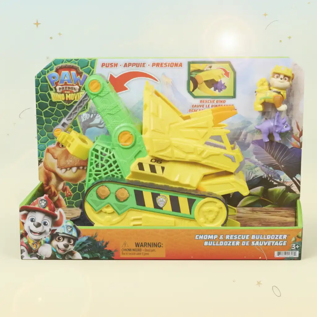 Set off on an exciting dinosaur mission with Rubble.