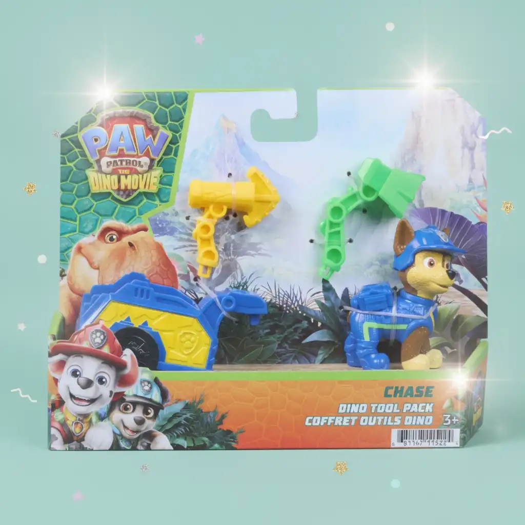 Simple and sturdy connection of the figure with the trailer.