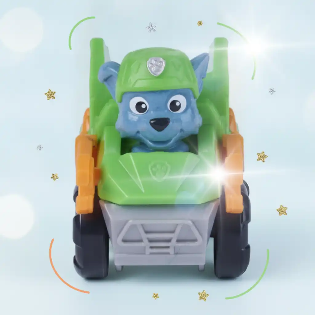Discover endless play possibilities with Pup Squad vehicles.