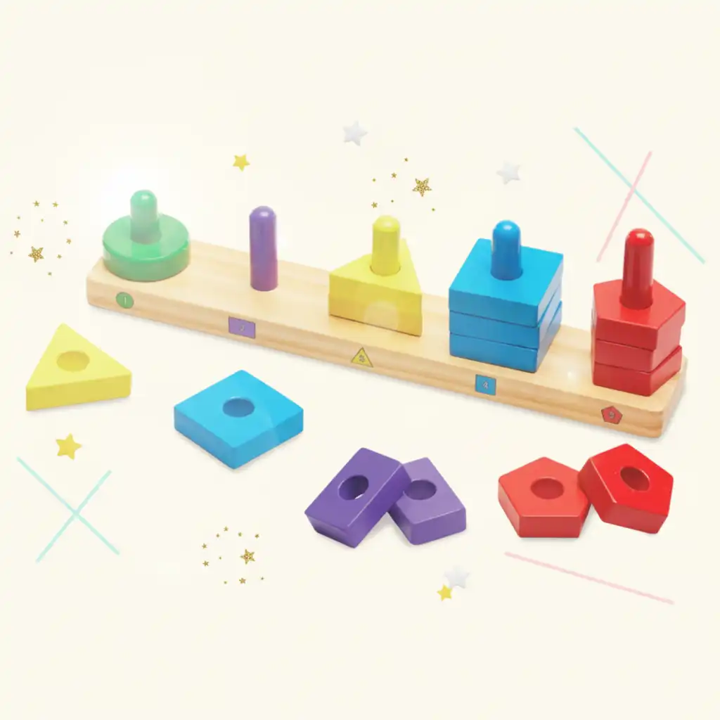 Durable Wooden design for many years of play.
