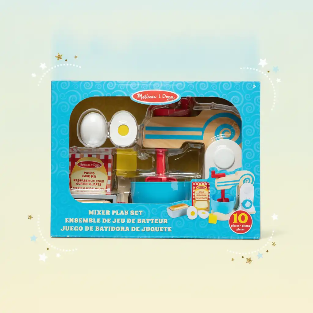 Experience the magic of baking with a realistic Wooden set