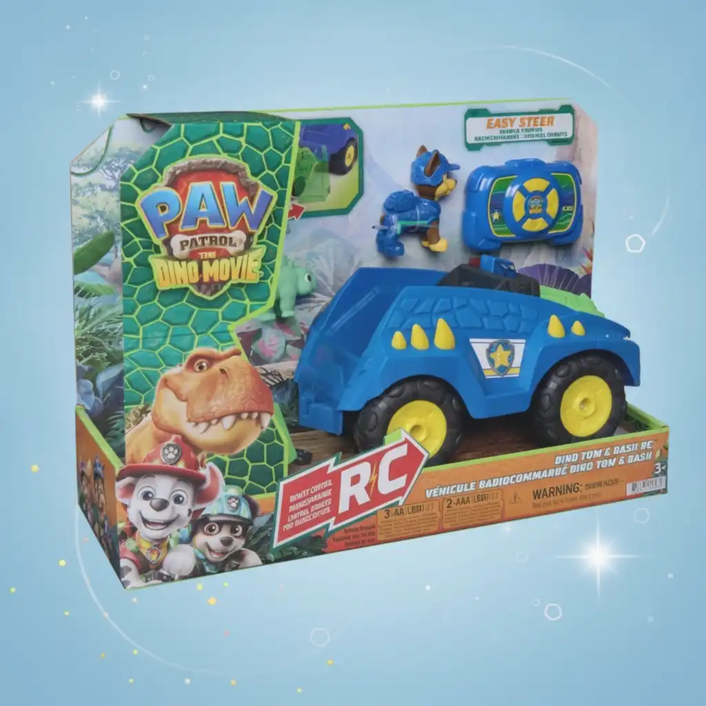 Enter the world of dinosaurs with the brave Paw Patrol