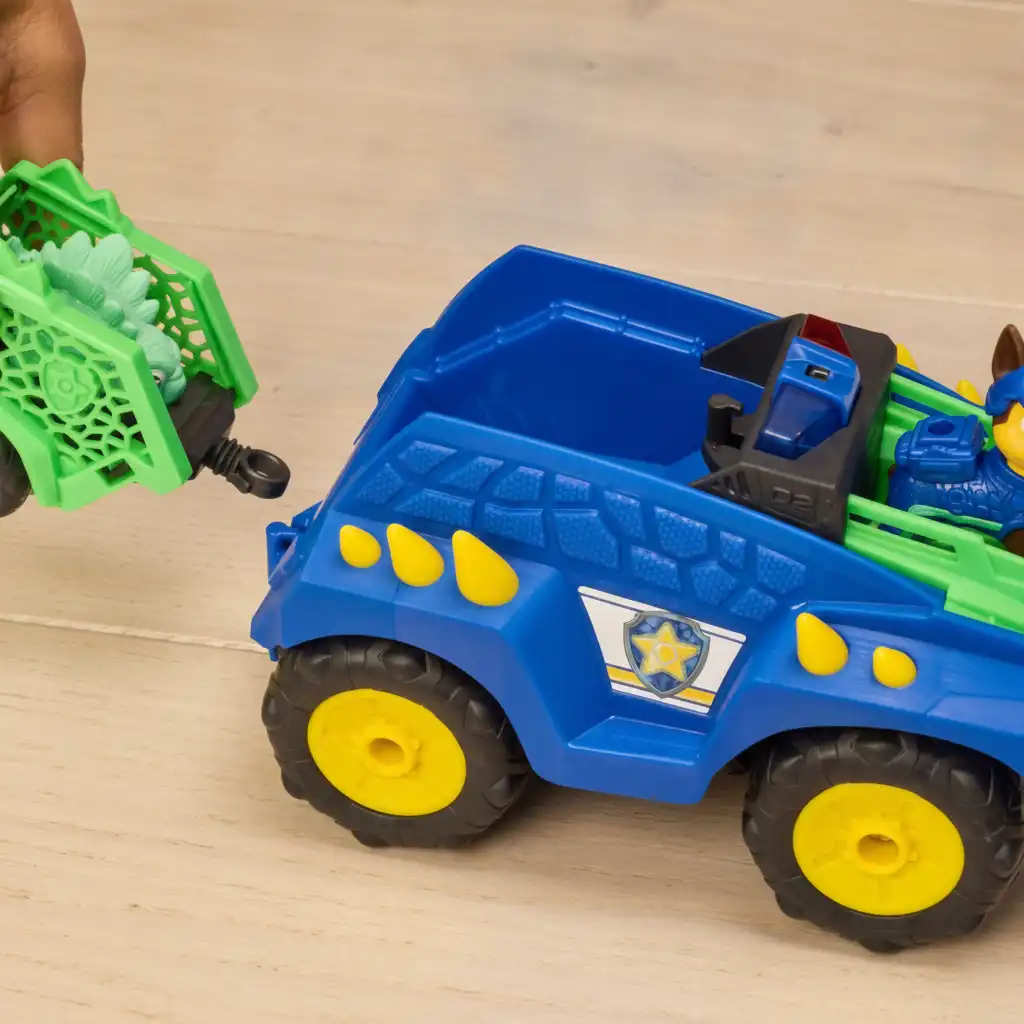 Bring movie stories to life with Chase figures and a dinosaur
