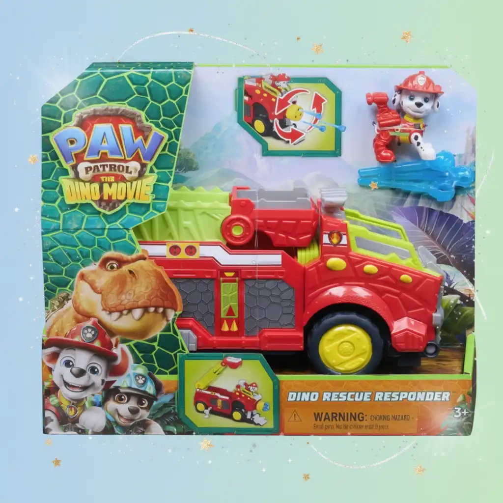 Detailed rescue vehicle with metallic elements.