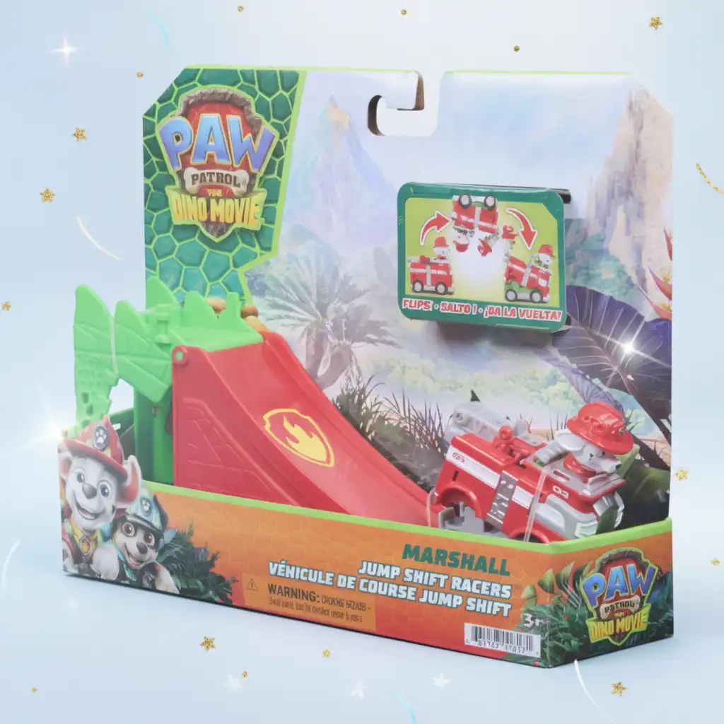 Set out on a rescue mission with Marshall and his jumping car.