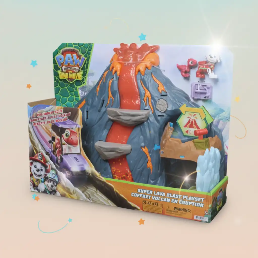 Complete game set with figures and vehicle included.