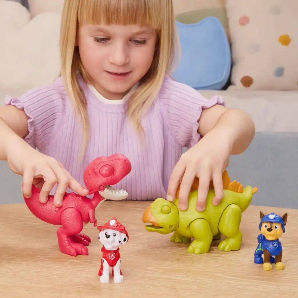 Discover endless play possibilities in the dinosaur world.