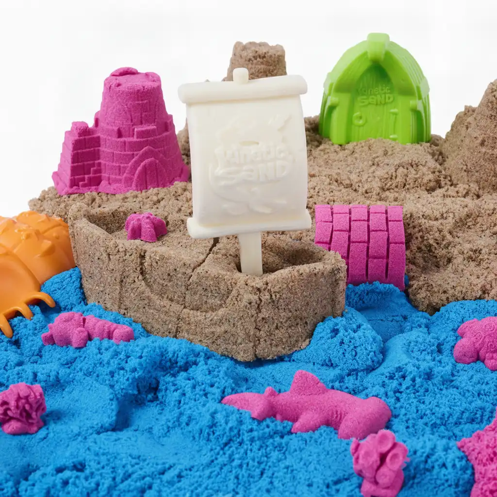 Easy cleanup and sand that always sticks together.