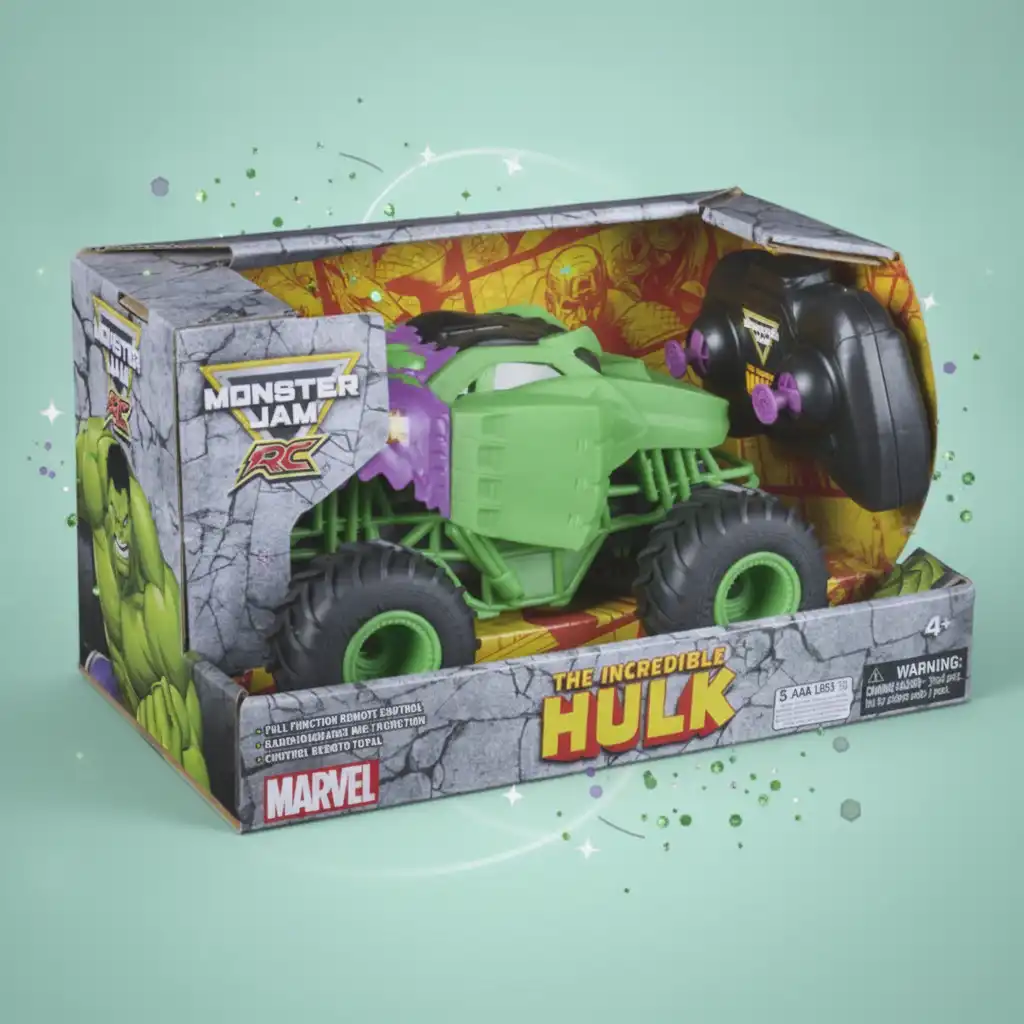 Experience endless action and heroic stunts with Hulk.