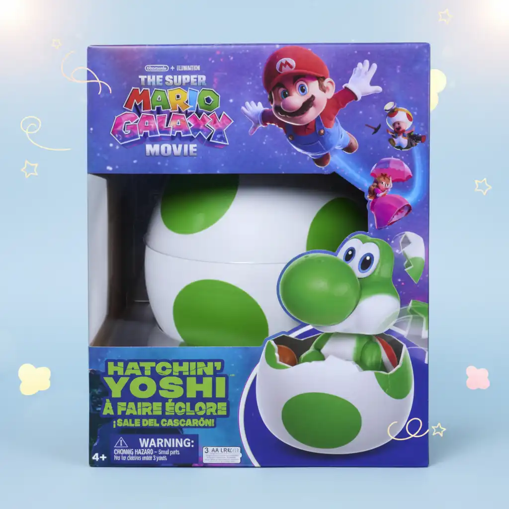 Get ready to hatch your new best friend Yoshi.