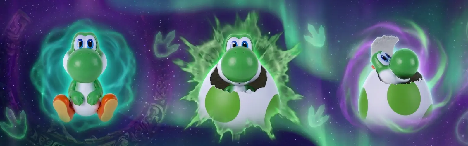 Experience magical hatching with an interactive Yoshi right at your home.