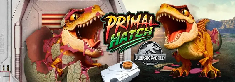 Hatch your giant prehistoric predator with a terrifying roar.