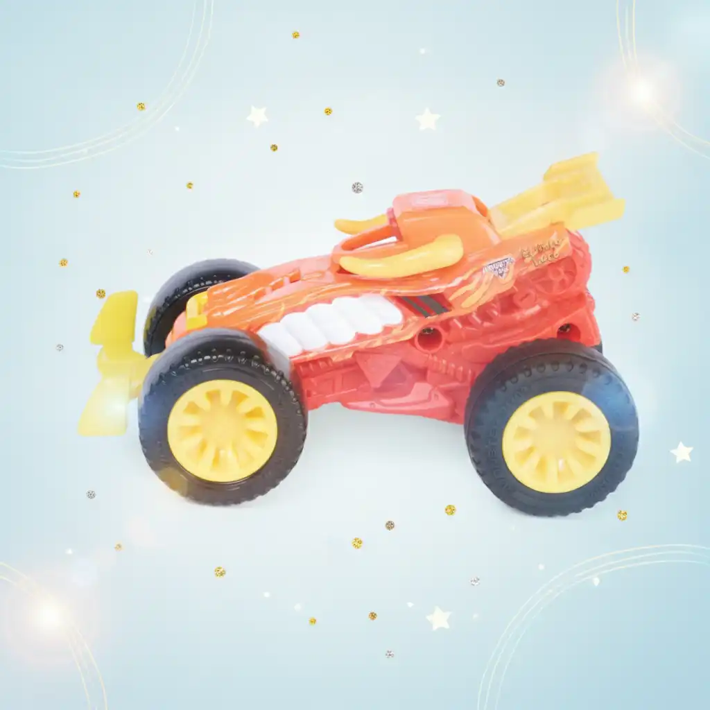 Improving Motor through action play with toy cars.