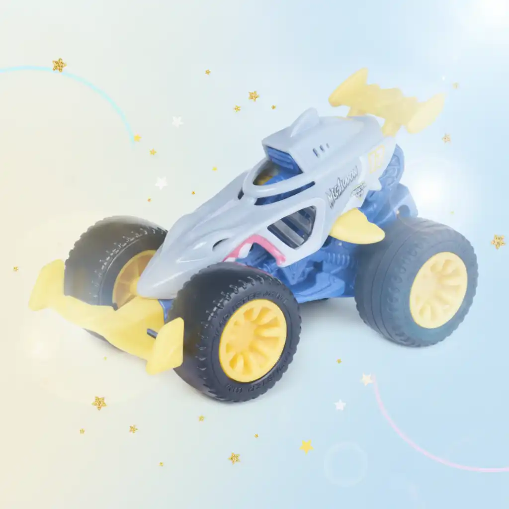 Create your own stunt arena full of lights.