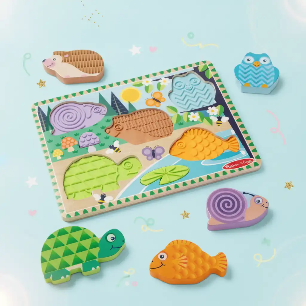 Cheerful forest Animals for playful color learning.