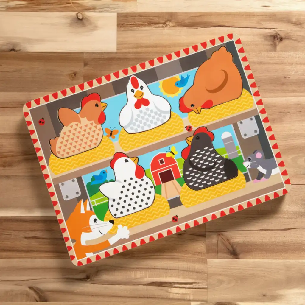 Precise Wooden craftsmanship for safe and long-lasting children's play.