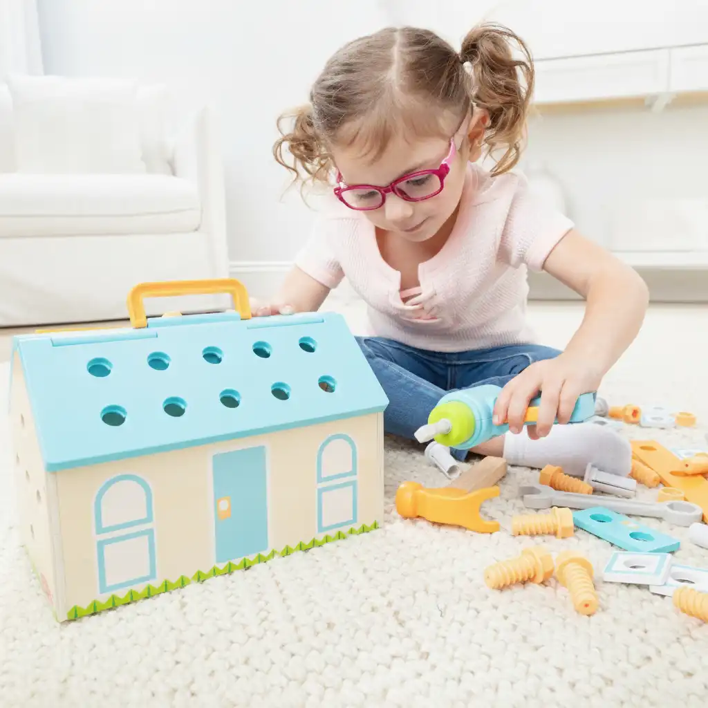 Improving fine Motor skills through screwing and assembling.