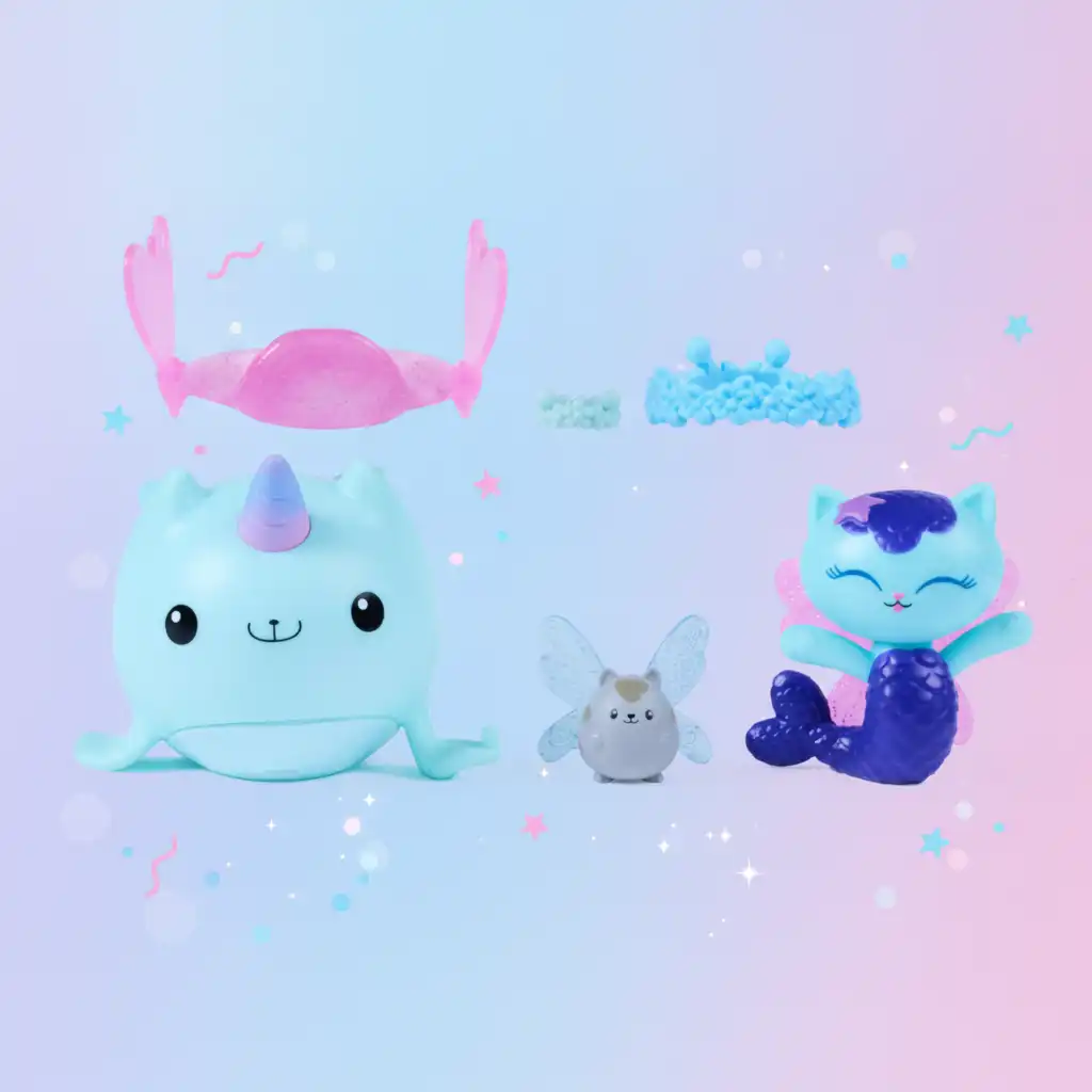 Interactive connecting figurines for even more fun.