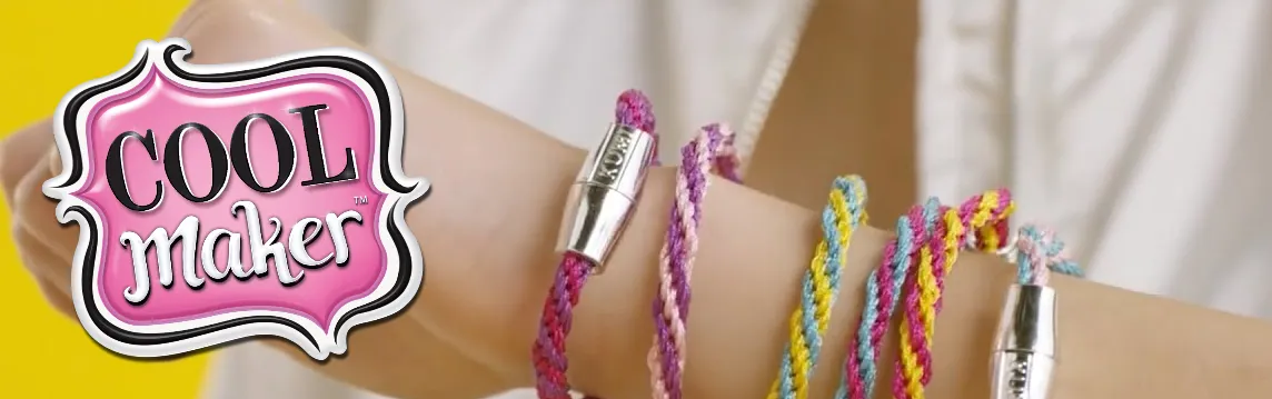 Create trendy K-pop bracelets easily and quickly with Cool Maker.