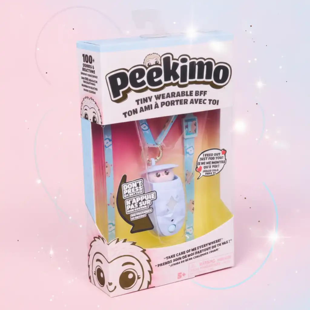 Watch Peekimo peek out of its case for the first time.